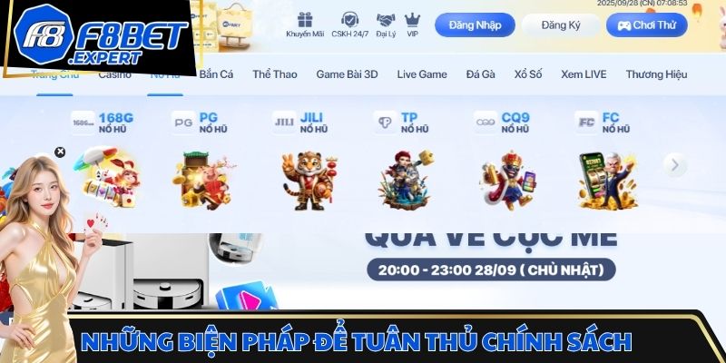 Những biện pháp để tuân thủ chính sách loại trừ trách nhiệm